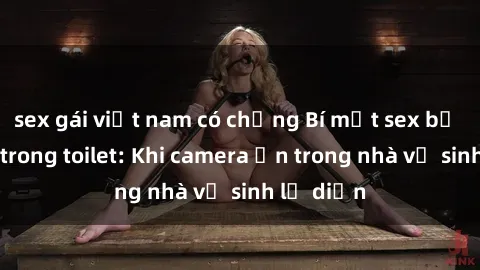 sex gái việt nam có chồng Bí mật sex bị quay lén trong toilet: Khi camera ẩn trong nhà vệ sinh lộ diện